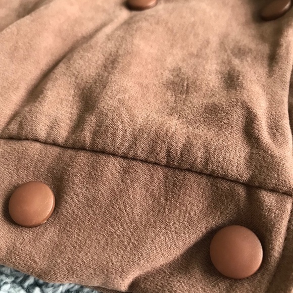 Snap Button Lapel Jacket With Pockets - Picture 2 of 2